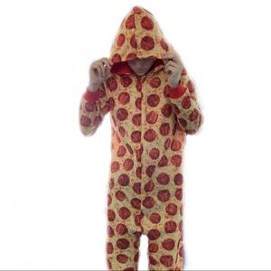 Large Pizza Adult Onesie